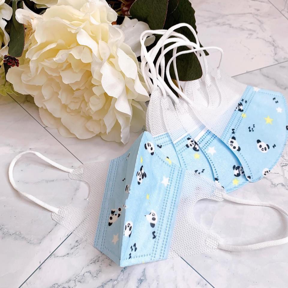 khẩu trang em bé, Set túi 10 khẩu trang giấy kháng khuẩn cho bé hàng mới về