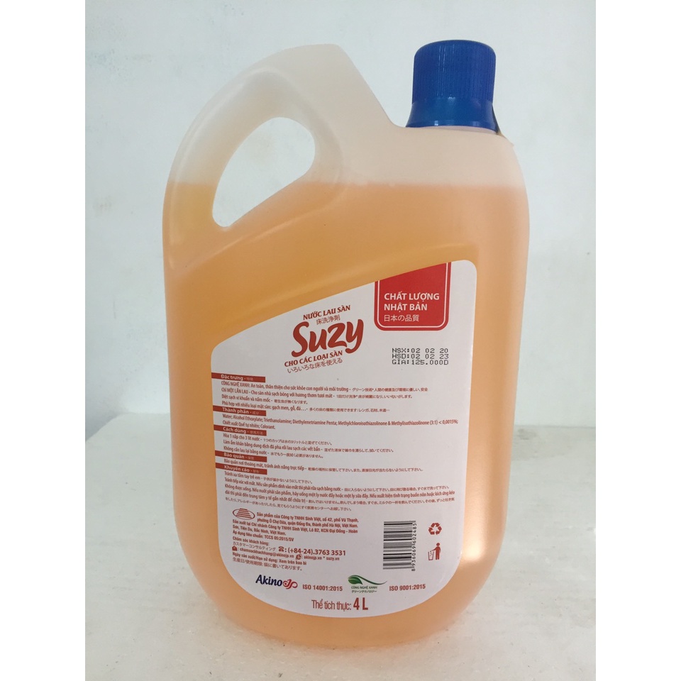 Nước Rửa Chén Bát SUZY Nhật Bản 4kg