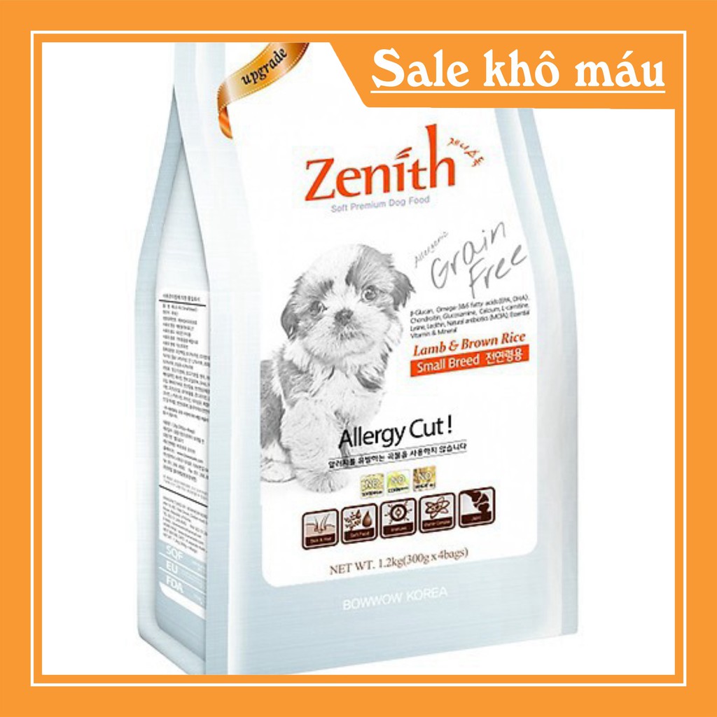 [FLASH SALE] Thức Ăn Hạt Mềm Cho Chó Nhỏ Zenith adult (mẫu mới adult)