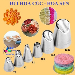 ĐUI BẮT KEM HOA CÚC - HOA SEN