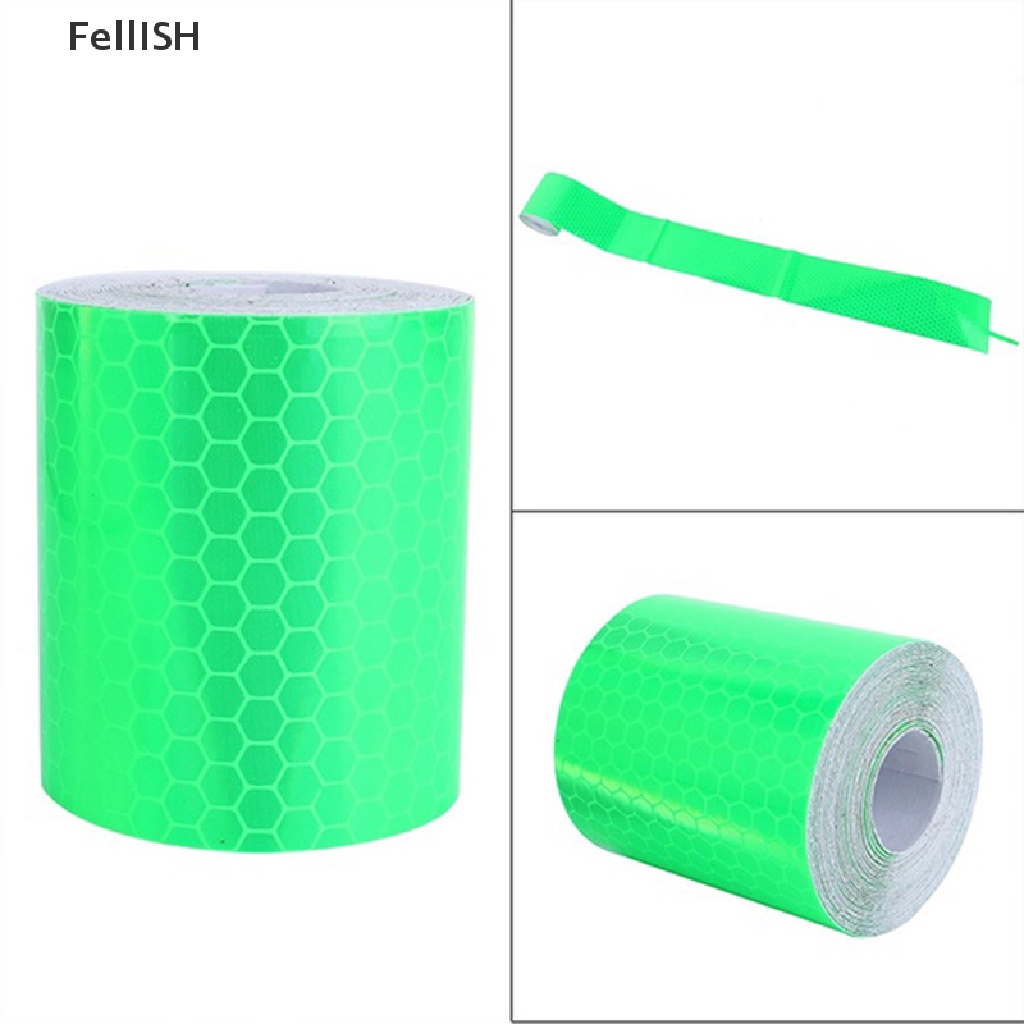 Cuộn Băng Keo Phản Quang Tự Dính 1m * 5cm Cảnh Báo An Toàn Cho Xe Hơi Xe Tải 439br