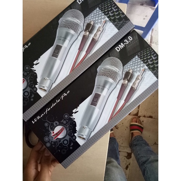 Micro Có Dây Wharfedale Pro 3.0 Hát Karaoke Tuyệt hay - Sẵn Dây Dài 5m