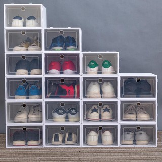 AN Set 5 hộp nhựa cứng mica trong suốt DIY đa năng đựng giày dép đồ chơi sách báo loại to vừa Combo có lẻ 1 hộp