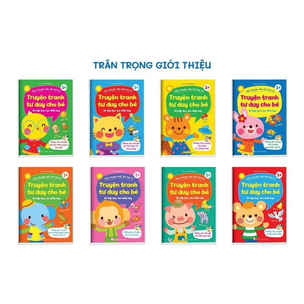 Sách Combo Truyện Tranh Tư Duy Cho Bé Bé Tập Đọc, Học Điều Hay  Hải Anh Books