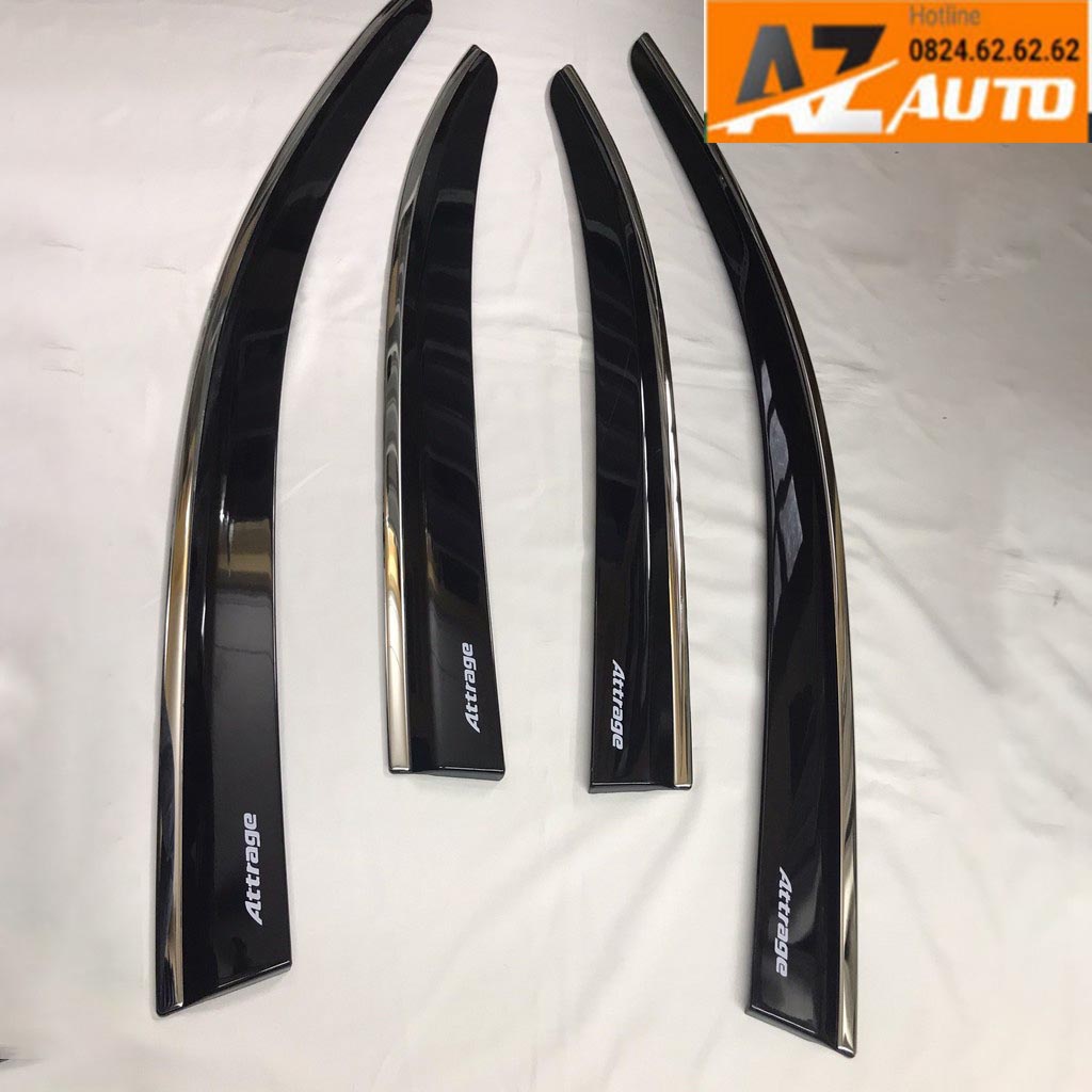 Vè Che Mưa xe Misubishi Attrage 2018-2023 Chỉ Inox Cao Cấp