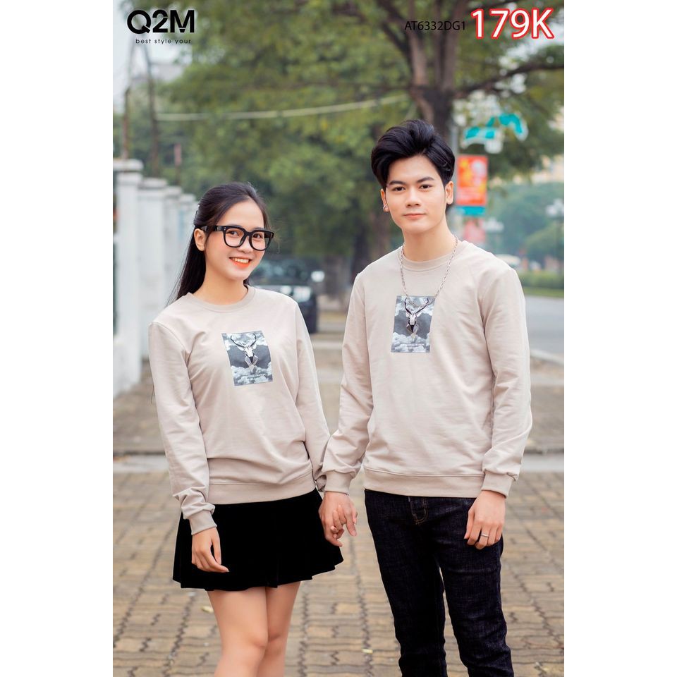 Áo nỉ nam 🍎FREE SHIP 🍎AT THÊU ĐẦU HƯƠU AT6332DG1