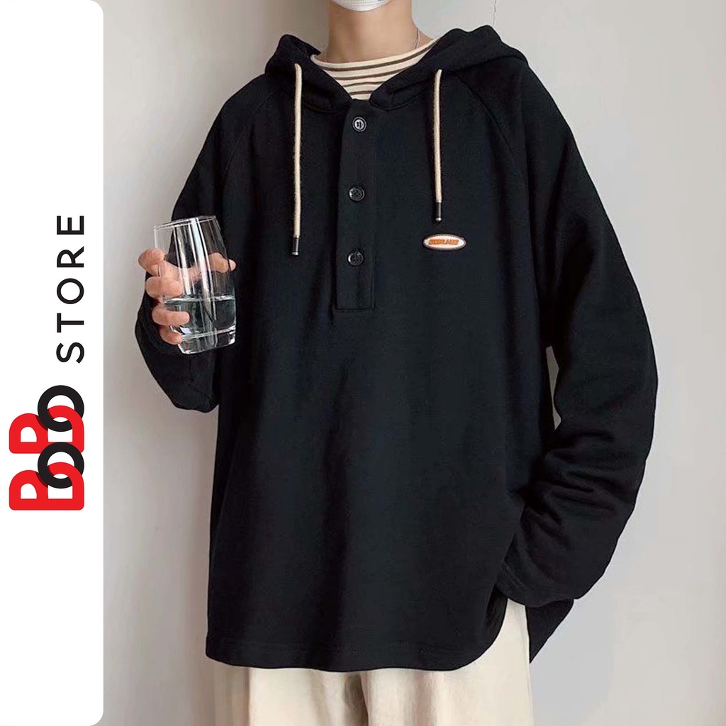 Áo thun Hoodie nỉ form rộng dành cho nam nữ - BoBo Store