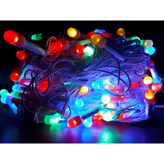 Dây đèn LED chớp tắt bóng to