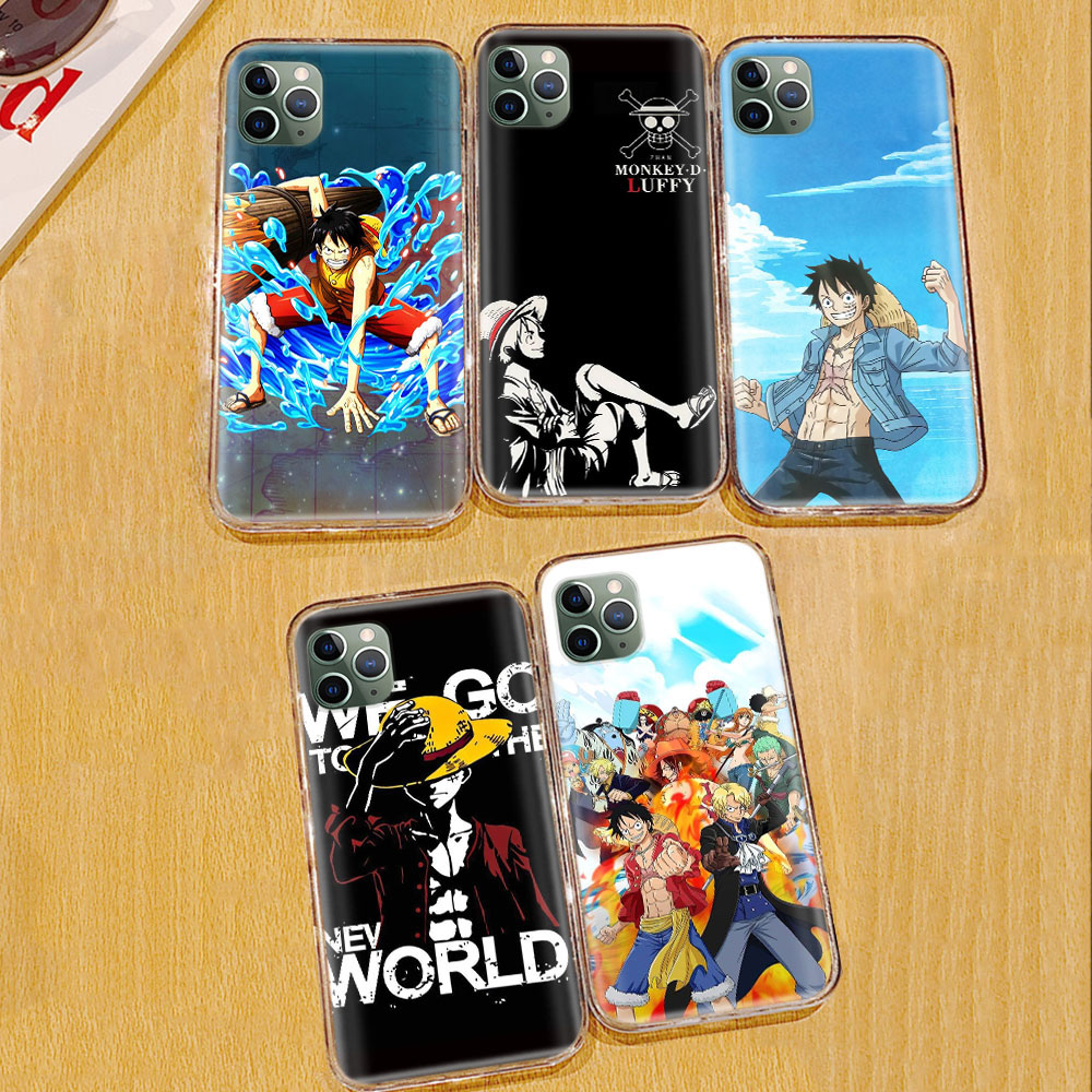 Ốp Điện Thoại Trong Suốt Hình One Piece Luffy Cho ASUS ZenFone Pegasus Live M2 4 Shot 5 5Z 4S M1 Pro Max Selfie Plus Ta80
