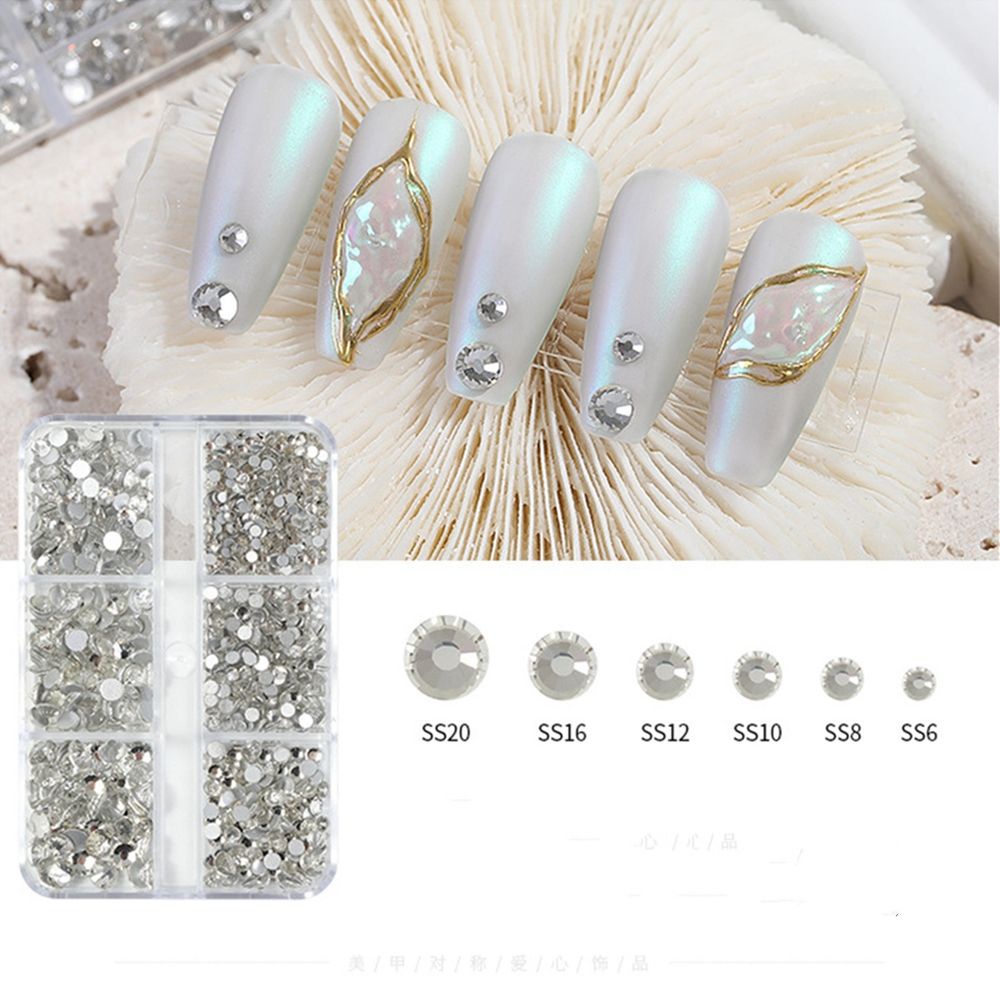 [Hàng mới về] Hộp đá kim tuyến lấp lánh trang trí móng tay DIY