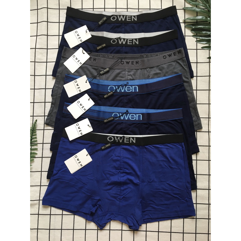 ⚡ XẢ KHO OWEN⚡ Quần sịp đùi OWEN, quần lót nam ❤️FREE SHIP❤️thoáng mát , chính hãng đủ tem mác, video cận chất vải