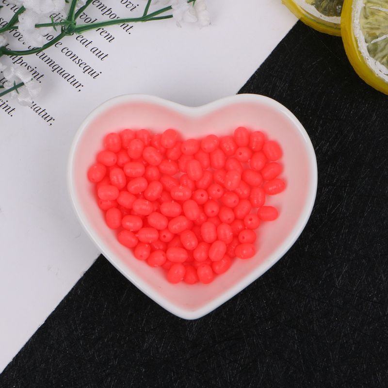 Bộ 100 Phao Nổi Câu Cá Dạ Quang Cứng Hình Oval