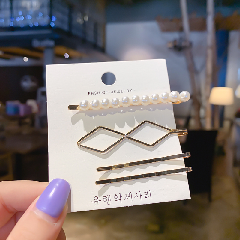 Kẹp Tóc Nhiều Kiểu Đính Ngọc Trai Nhân Tạo Xinh Xắn