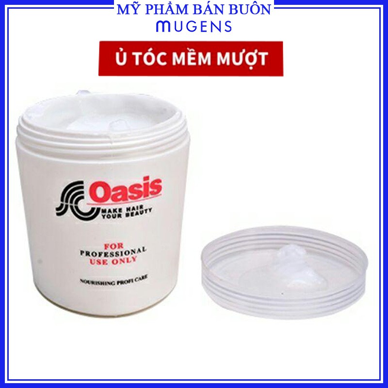 Kem ủ tóc OASIS 1000ML phục hồi hư tổn Hấp ủ tóc thẳng mượt bổ sung collagen LOẠI 1 CT77