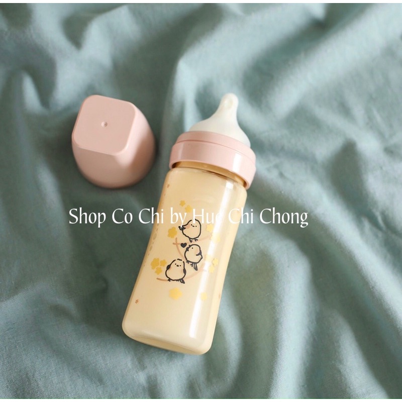 Bình Sữa Bebepick Cổ Hồng Nội Địa Hàn núm ti siêu mềm an toàn cho bé ppsu 150/250ml chính hãng