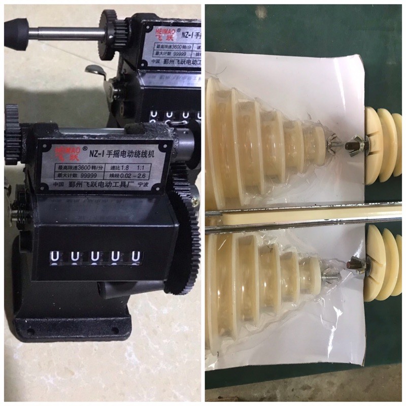 máy quấn dây (kèm 2 bộ khuôn)
