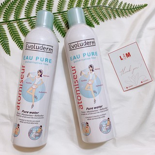 Xịt khoáng Evoluderm Atomiseur Eau Pure 400ml