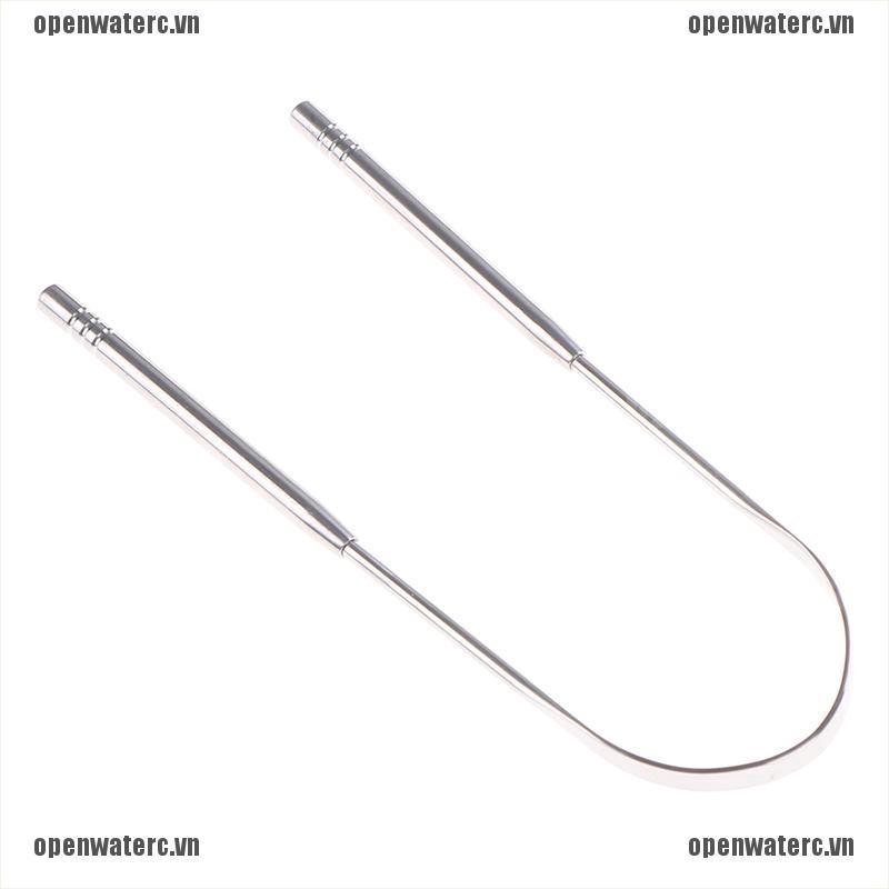 Opc 1 Dụng Cụ Nạo Lưỡi Bằng Thép Không Gỉ Làm Sạch Lưỡi Chăm Sóc Răng Miệng
