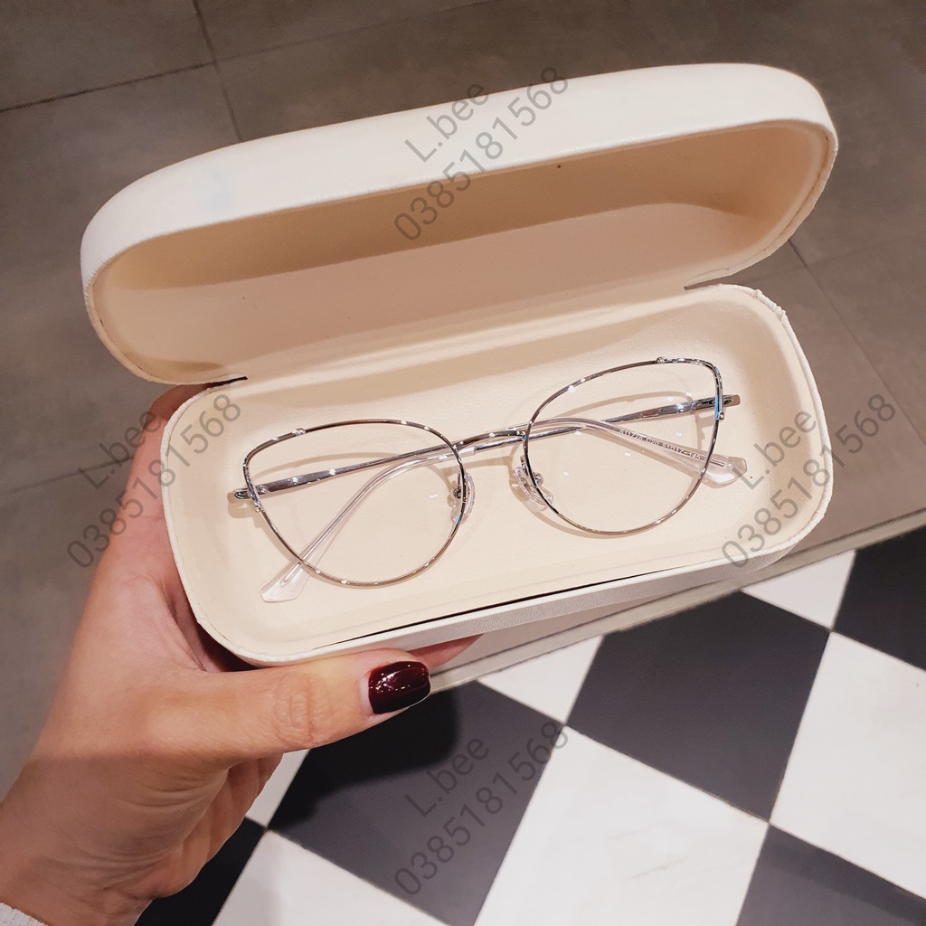 Gọng kính titan mắt mèo siêu xinh 1L1728B