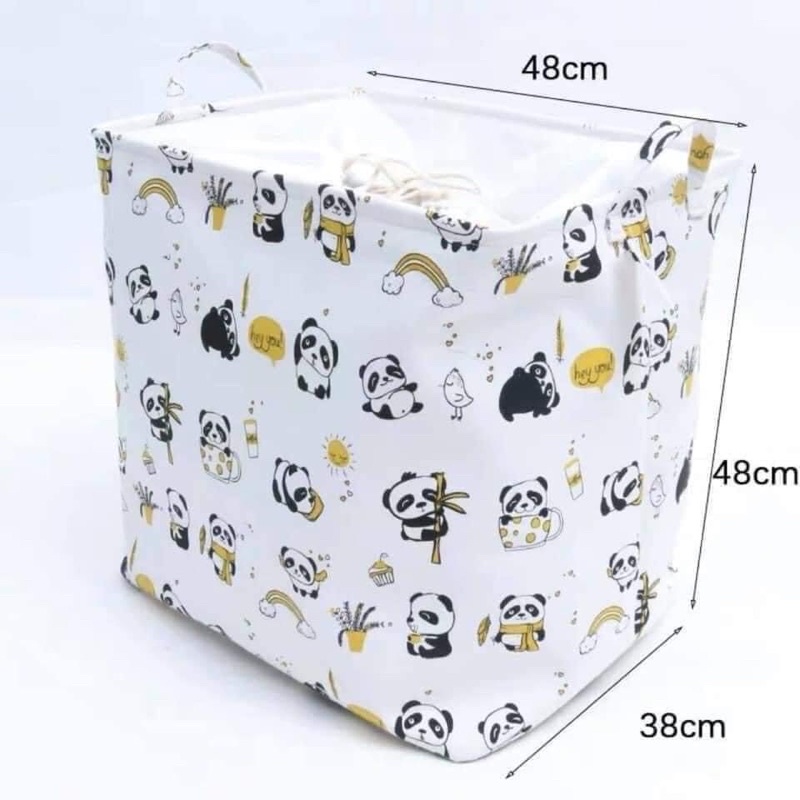 Giỏ đựng quần áo bằng vải cỡ lớn 100 lít - túi đựng chăn màn đa năng