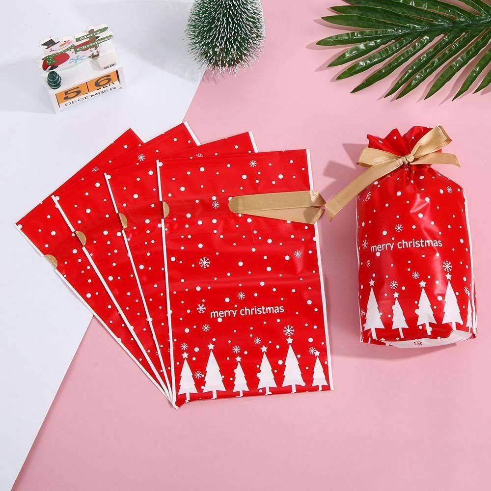 Túi Đựng Bánh Kẹo Làm Thủ Công Hình Tuần Lộc Trang Trí Giáng Sinh