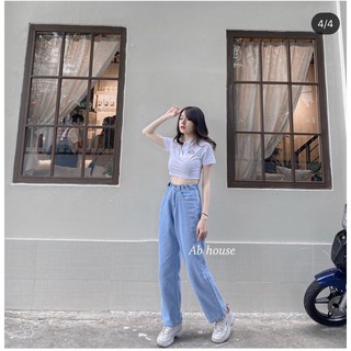❌Set Quần Đai Nút + Crop PETTER LOGO