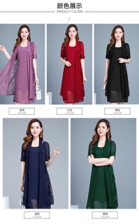 Đầm Kèm áo Khoác Cao Cấp