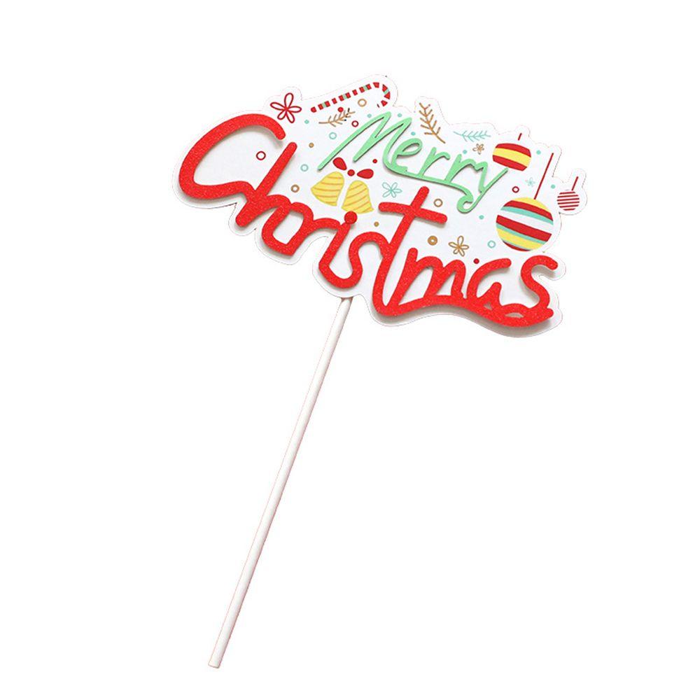Phụ Kiện Trang Trí Bánh Kem Chữ Merry Christmas