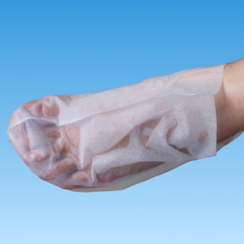 1 Mặt Nạ Chân Bằng Vải Không Dệt Trong Suốt/ Không Ô Nhiễm Tẩy Tế Bào Chết/Bọc Da Chết/Túi Da Chết