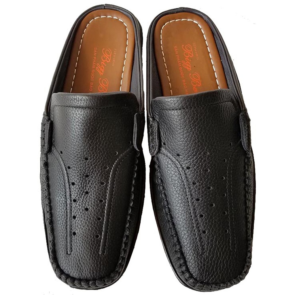 Dép Sabo Nam BIGBEN Da Bò Thật Cao Cấp SB7