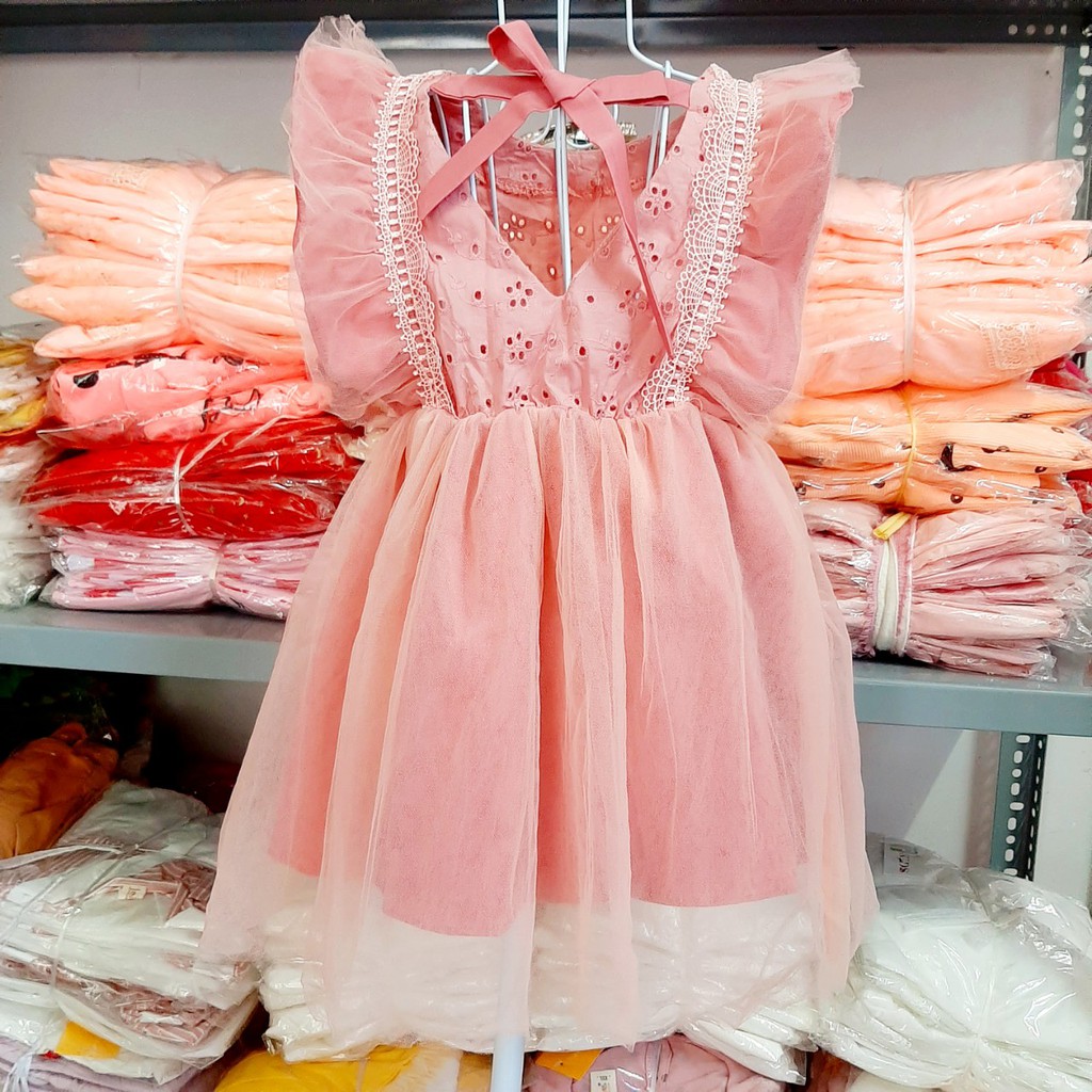 Váy cho bé 1-6 tuổi⚡️HÀNG CAO CẤP⚡️ Váy công chúa cánh tiên phối ren