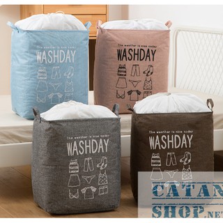 Túi vải đựng chăn màn cỡ lớn, Giỏ đựng quần áo đa năng có thể gấp gọn siêu tiện dụng cho gia đình