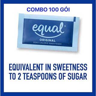 Đường Ăn Kiêng Equal Original - Mỹ (COMBO 100 Gói)