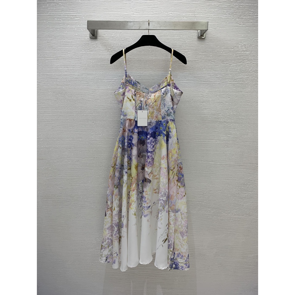 Đầm hoa nữ thời trang cao cấp Zimmermann phong cách nữ tính, điệu đà