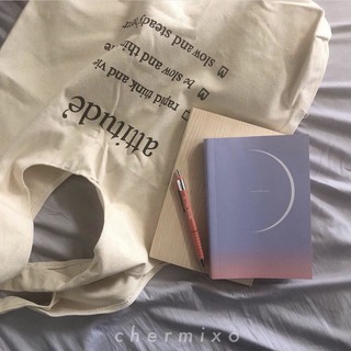 Túi tote vải Attitude hàn quốc ulzzang (ảnh thật)