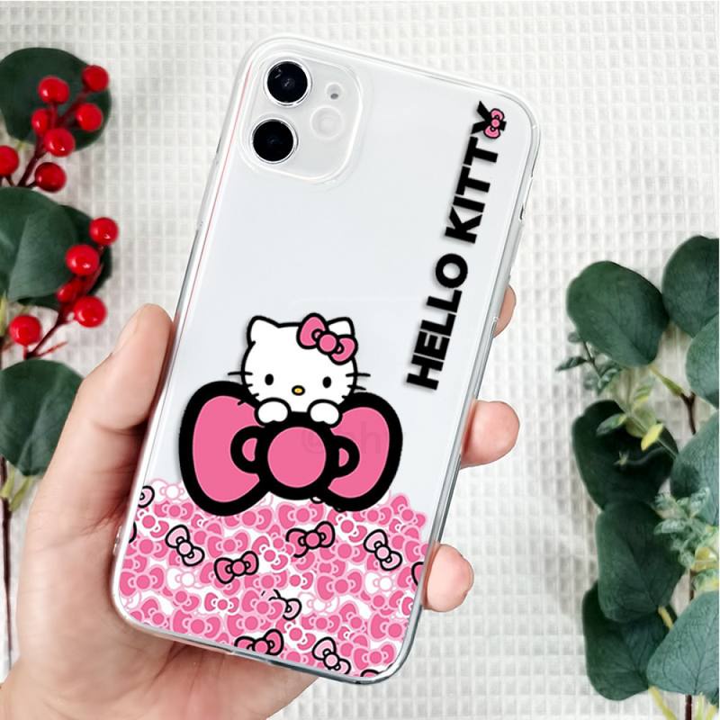 Ốp Điện Thoại Tpu Mềm Chống Sốc In hello Kitty Cho iPhone 14 11 12 13 pro max XS X XR XSMax 7 8 6 6s plus SE 2020