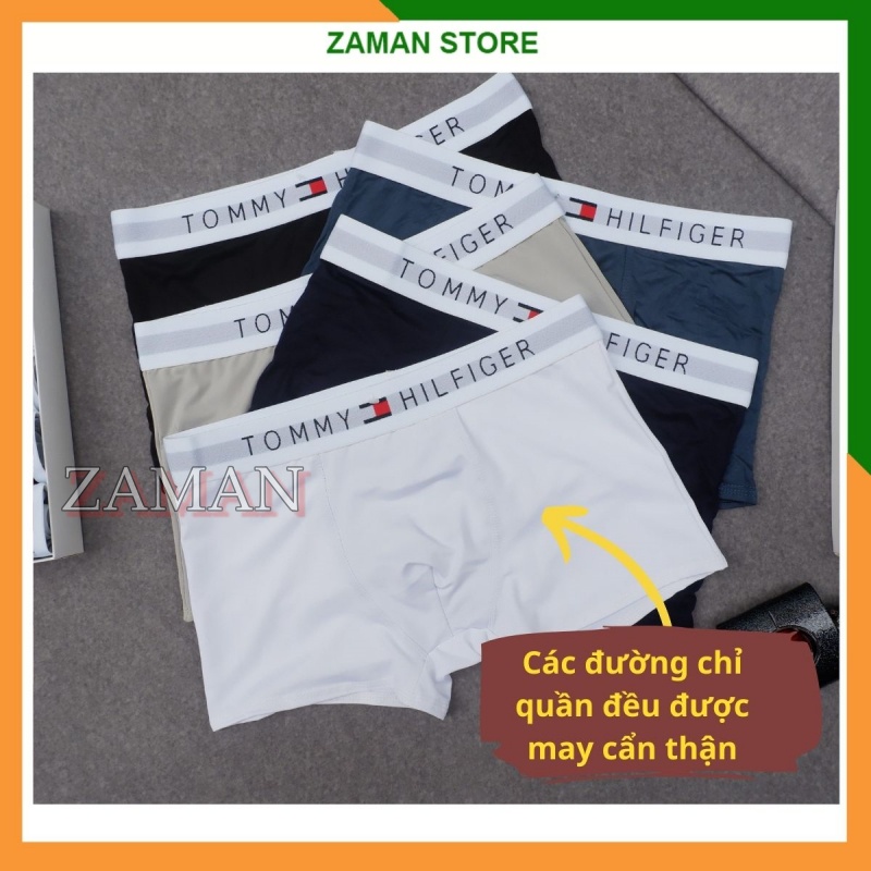 Quần Lót Nam Boxer Cotton Co dãn 4 chiều, Quần Sịp Nam Đùi Cao Cấp - Zaman