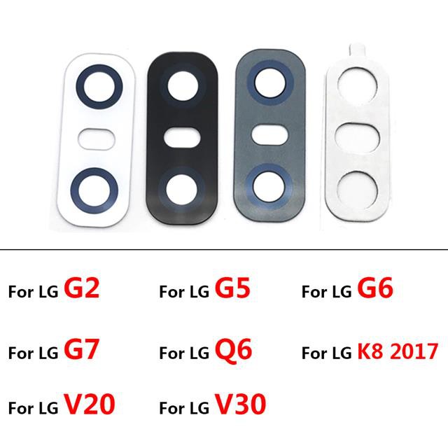 Set 2 Miếng Dán Kính Camera Sau Cho Lg V20 V30 G2 G5 G6 G7 Q6 K8 2017