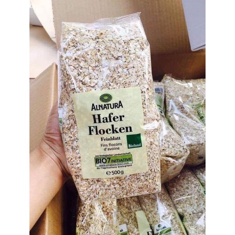 500g Yến mạch Đức - yến mạch Hafer Flocken date mới