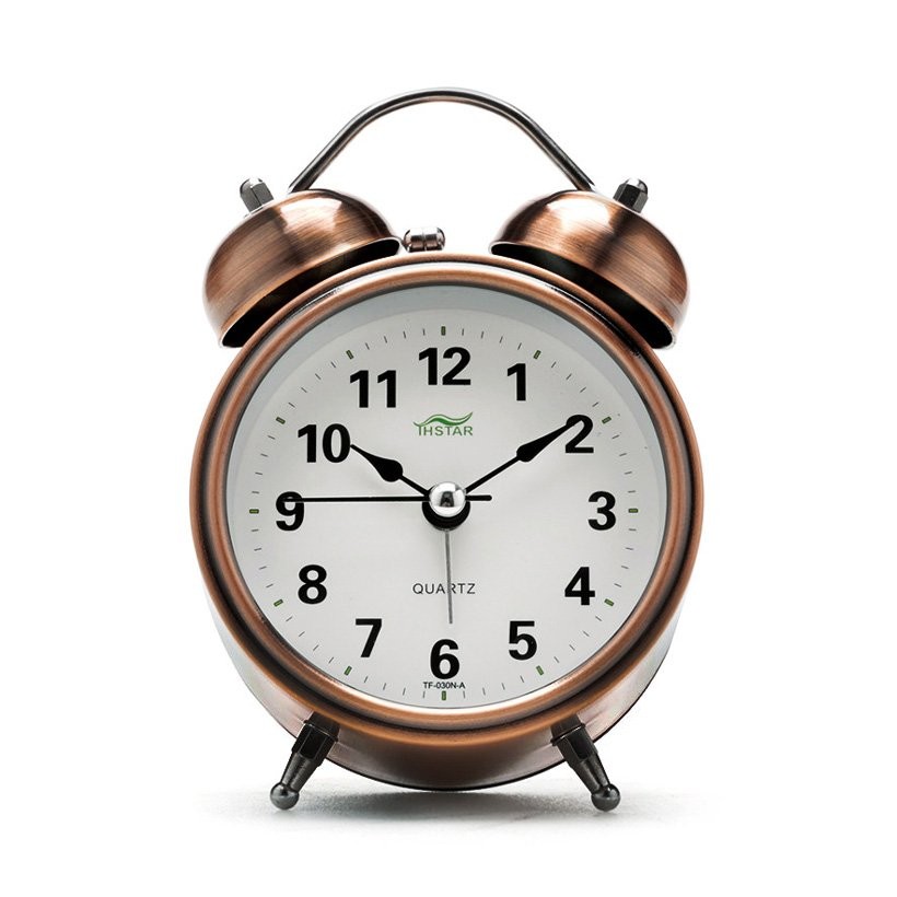 [HOT] Đồng hồ để bàn báo thức History Alarm Tienich168 TI27 (Nâu)