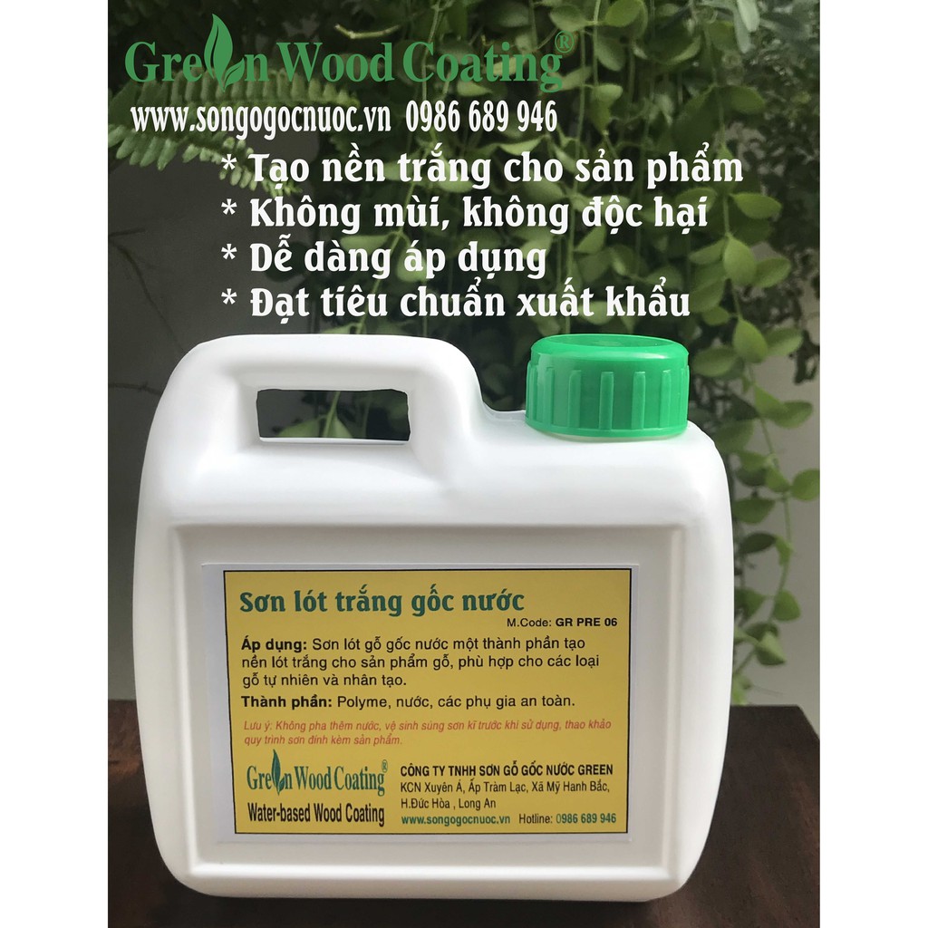 Sơn Lót Trắng Gốc Nước Green