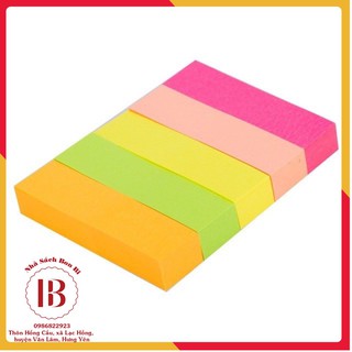 GIẤY NHỚ, GIẤY PHÂN TRANG 5 MÀU DELI 7154, giấy note ghi chú, dán chắc, giấy dày đẹp
