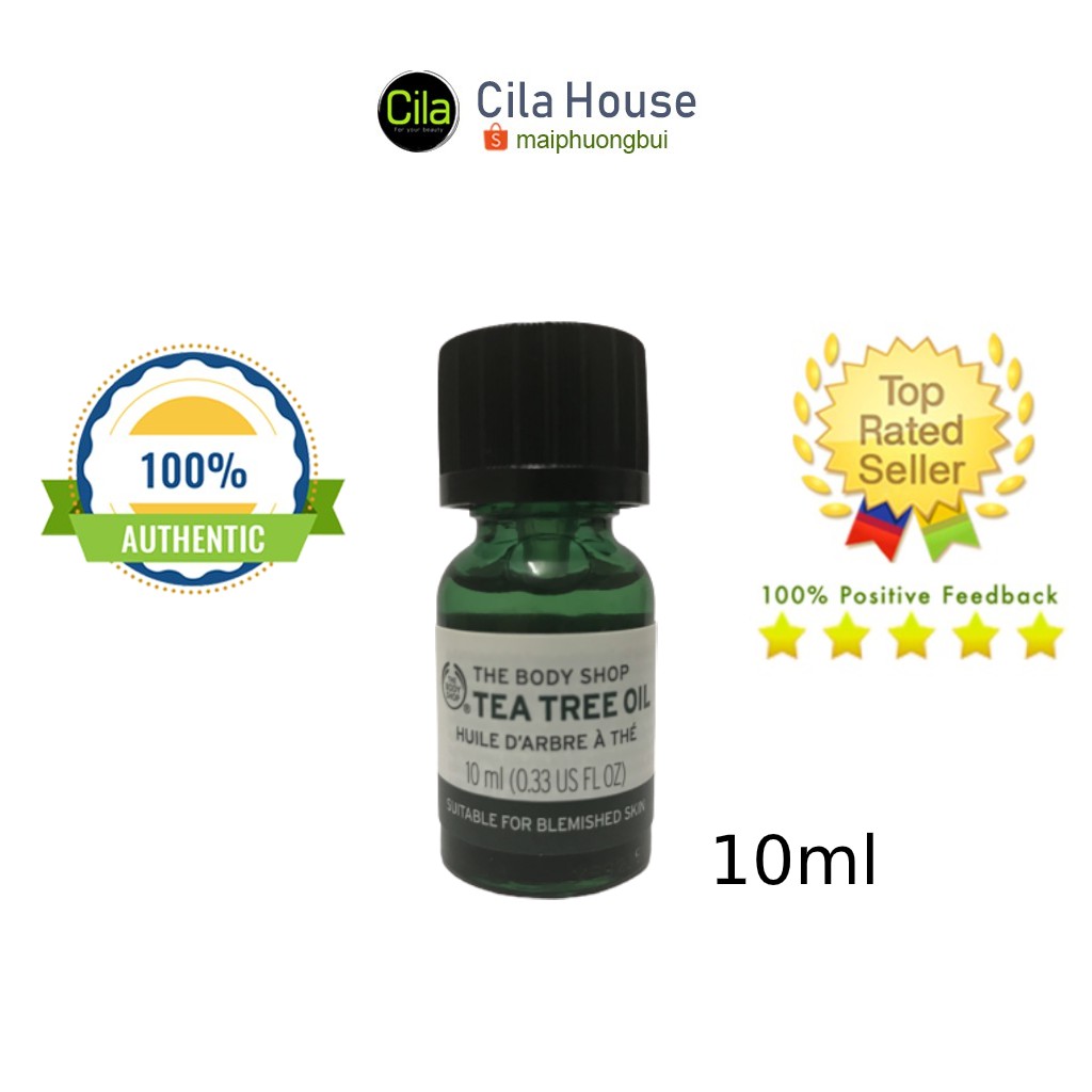 Tinh dầu Tràm trà Giảm mụn The Body Shop Tea Tree Oil 10ml - Cila House