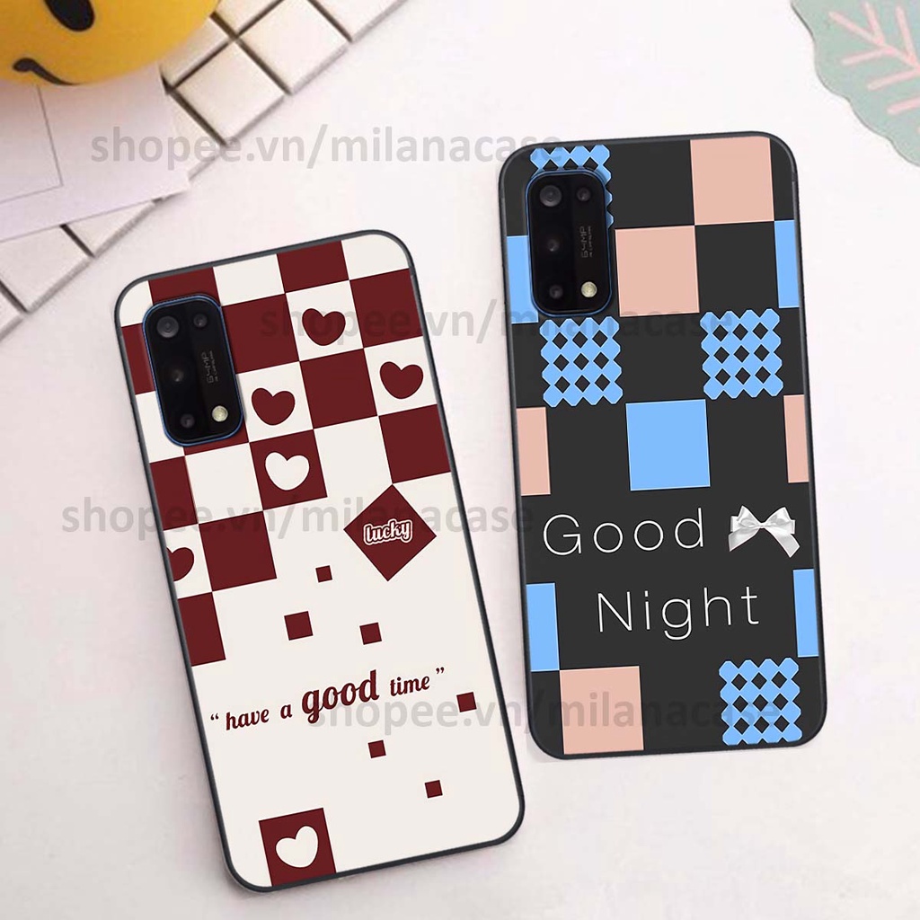 Ốp Realme 7 / 7 Pro caro họa tiết nhiều màu sắc siêu đẹp thời trang cá tính