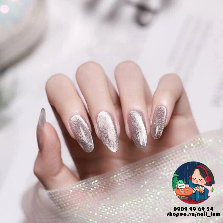 Móng Giả - Nail Phản Quang [Sẵn Keo - Đóng Hộp 24 Mẫu Đủ Size] L32