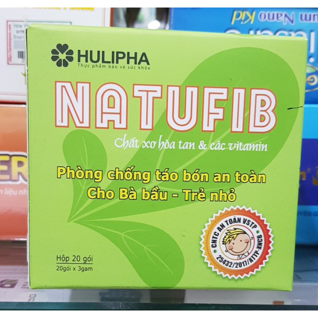 natufib chất xơ hòa tan và các vitamin / natufix