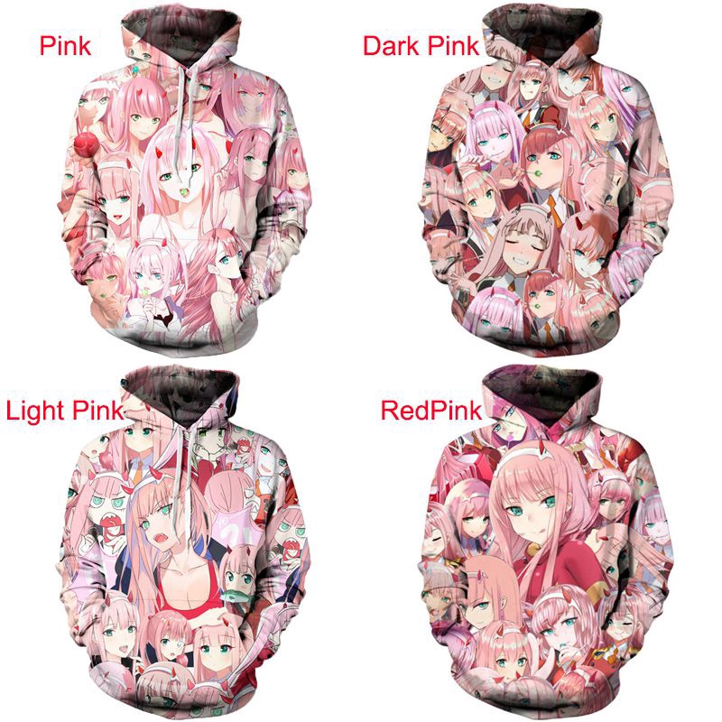 Áo Hoodie In Hình Anime 3d Cá Tính Cho Cặp Đôi