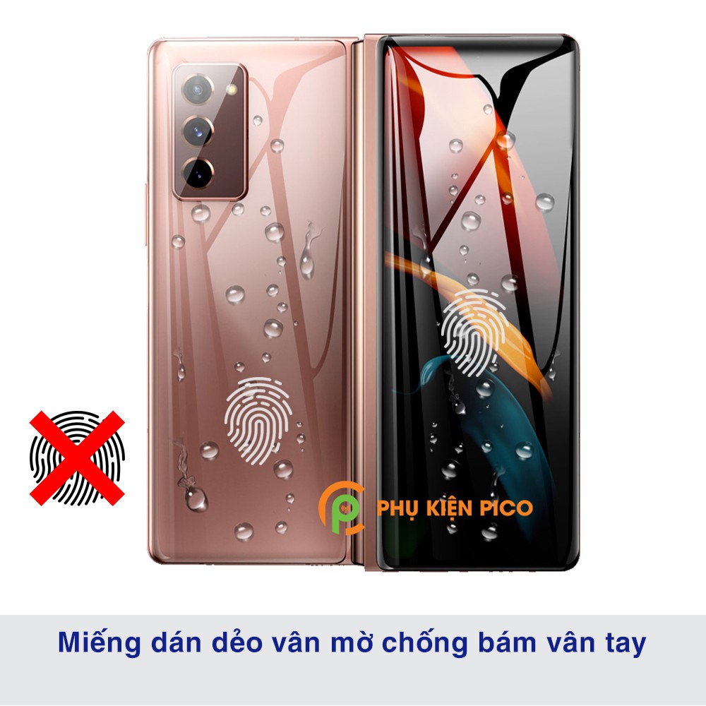 Dán lưng Samsung Z Fold 2 chống bám vân tay dẻo vân mờ PPF tự phục hồi vết xước - Dán lưng Samsung Galaxy Z Fold 2