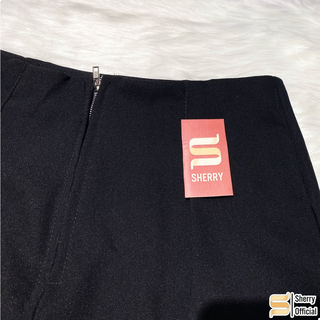 Quần short đùi nữ cạp cao chất tuyết mưa
