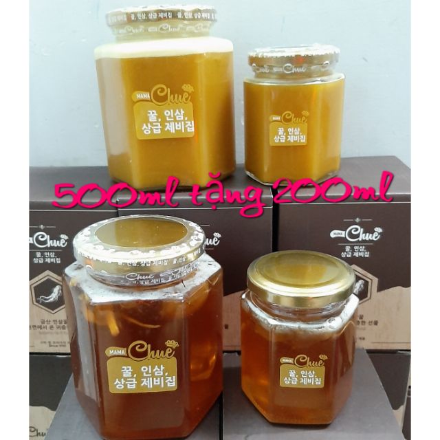 🌺?Set Sâm nghệ mật ong / nhụy hoa huệ tây Hàn Quốc Mama Chue